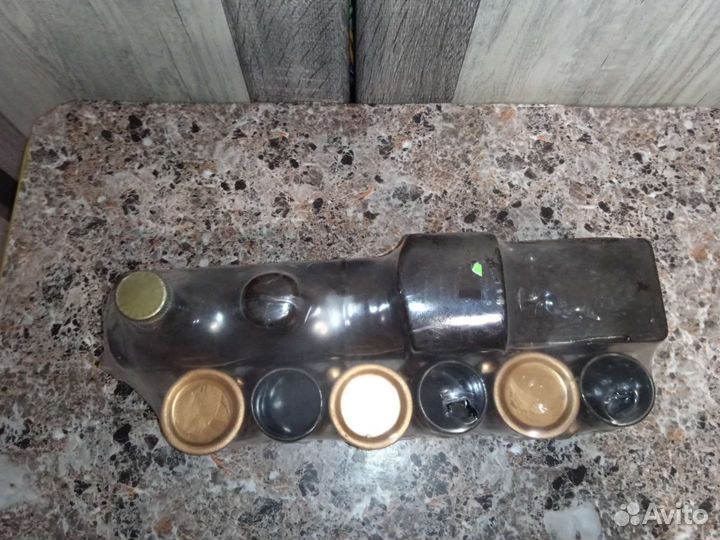 Штоф паровоз бутылка