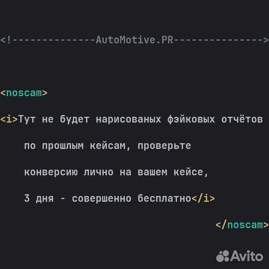 Профессиональное продвижение автосервиса