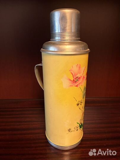 Термос китайский СССР со стеклянной колбой, 2 л