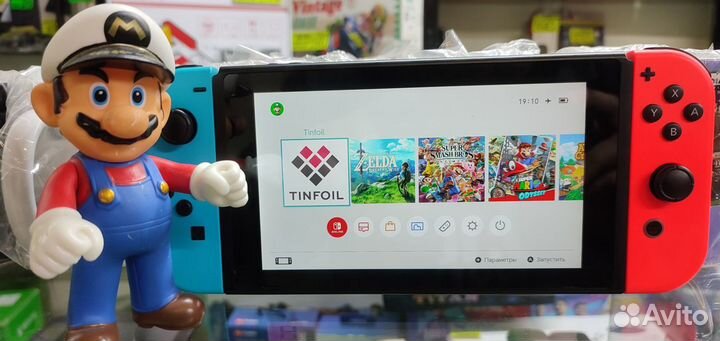 Nintendo Switch с прошивкой и набором игр в Марио