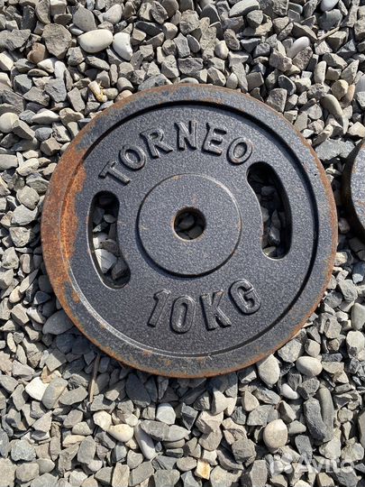 Блин Torneo 10 кг, 2,5кг