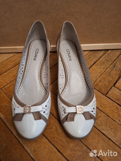 Женские белые туфли 38