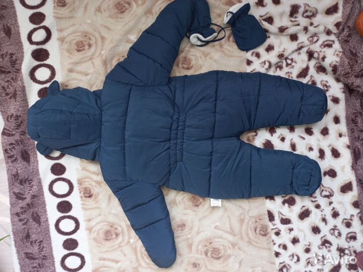Зимний комбинезон для мальчика 68 74