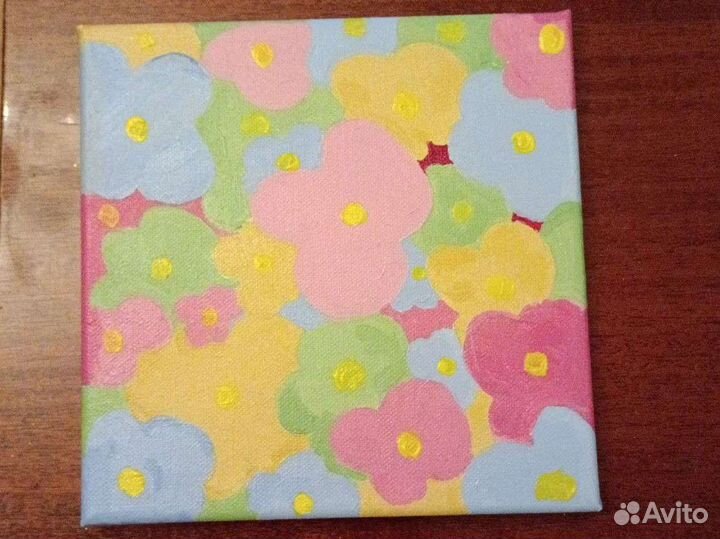 Картина акрил/холст 20х20 см