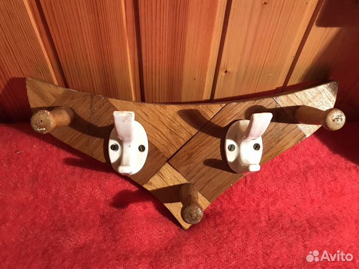 Советская вешалка из дерева