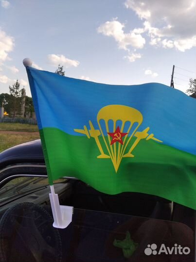 Флаг вдв на флагштоке
