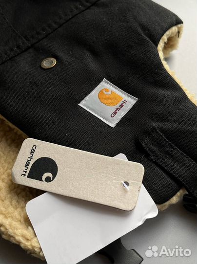 Шапка ушанка carhartt зимняя