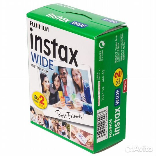 Пленка Fujifilm Instax Wide - 10 шт