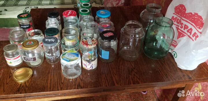 Банки стеклянные бу