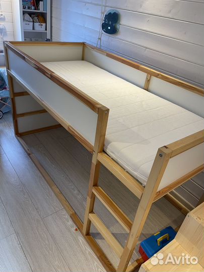 Кровать чердак IKEA кюра