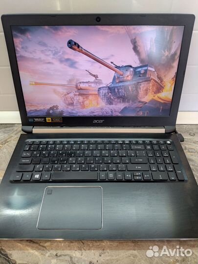 Игровой Acer core i7-7700HQ-8 ядер/Nvidia 1050TI