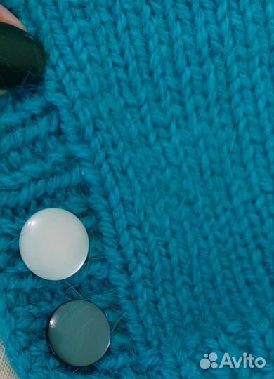 Чепчик вязаный женский