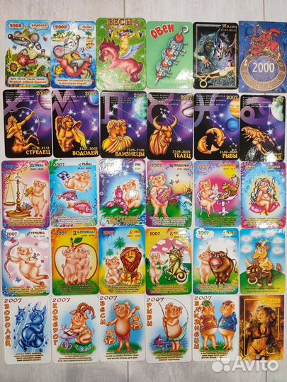 Календарики Знаки зодиака