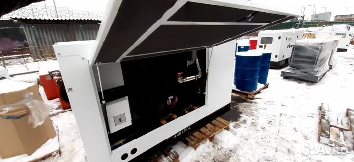 Дизельный генератор 20кВт в кожухе электростанция