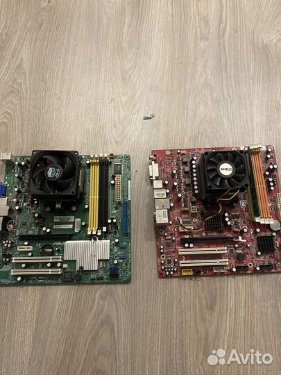 Комплект материнская процессор