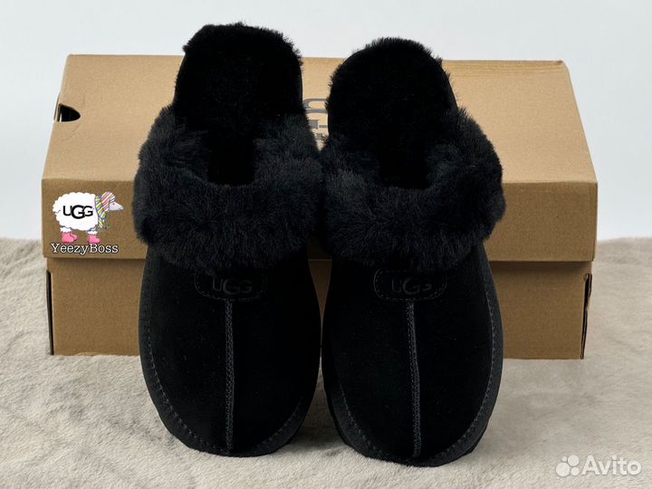 Меховые тапочки ugg женские