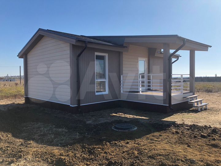 Дом 57 м² на участке 8 сот.