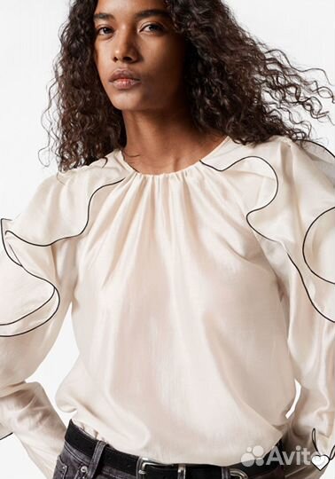 Блуза &other stories с оборками