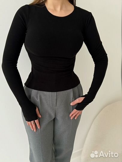 Лонгслив женский из кашемира