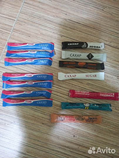 Коллекция сахара в стиках