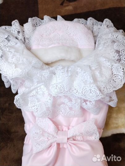 Конверт на выписку для девочки Весна Осень