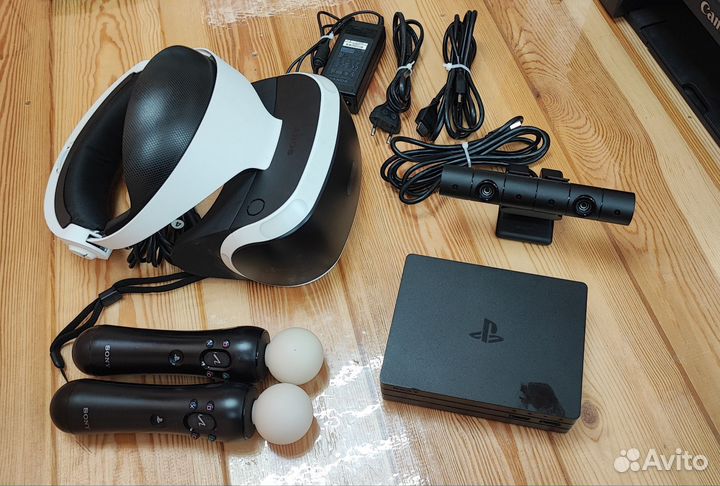 VR шлем для PS4 + move 2 шт