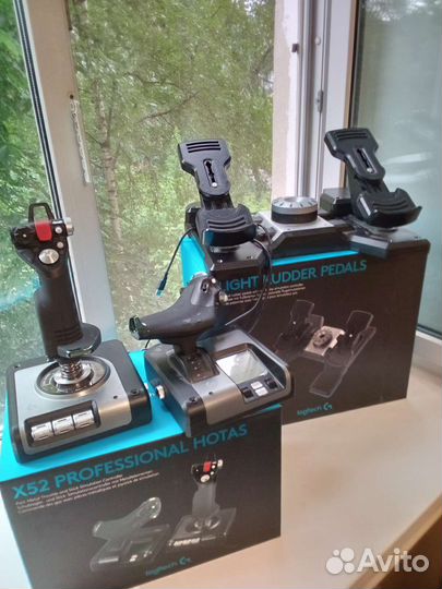 Педали для авиа симуляторов и джойстик для пк
