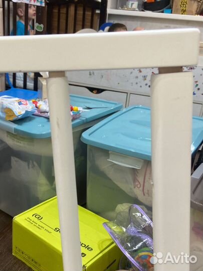 Кроватка приставная с матрасом