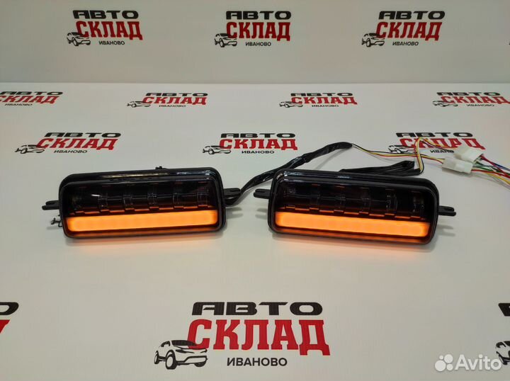 Подфарники Нива 4х4 LED 6 линз с поворотником