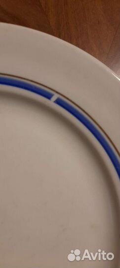 Тарелка вмф и Часть сервиза Золотая лента