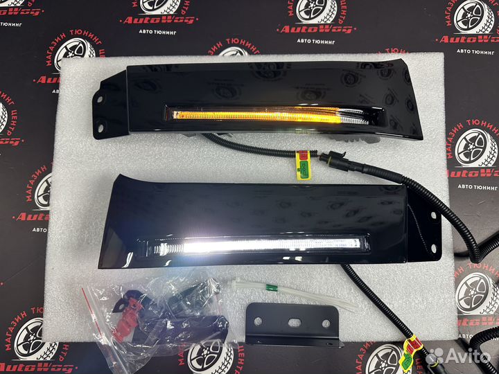 Ходовые огни Tundra , тундра с планкой под фары