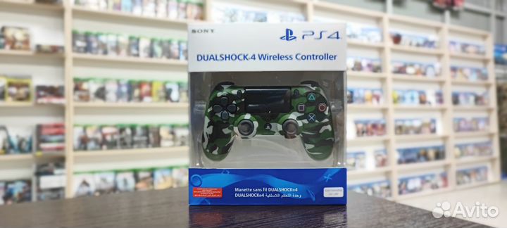 Геймпад dualshock 4 оригинал green camouflage