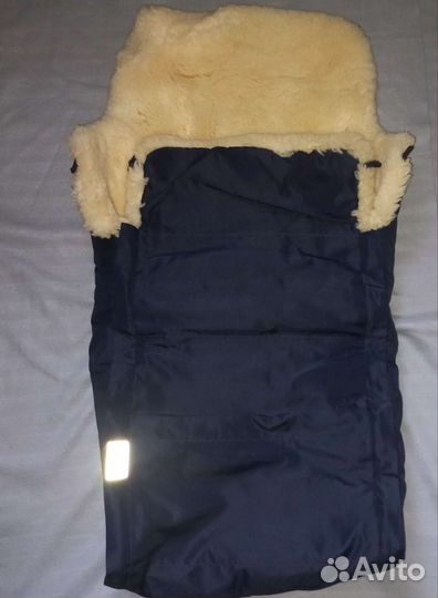 Меховой конверт в коляску teutonia