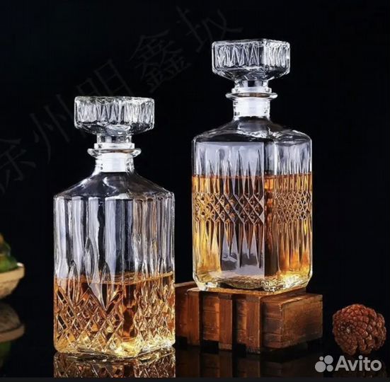 Графин штоф для виски 1л