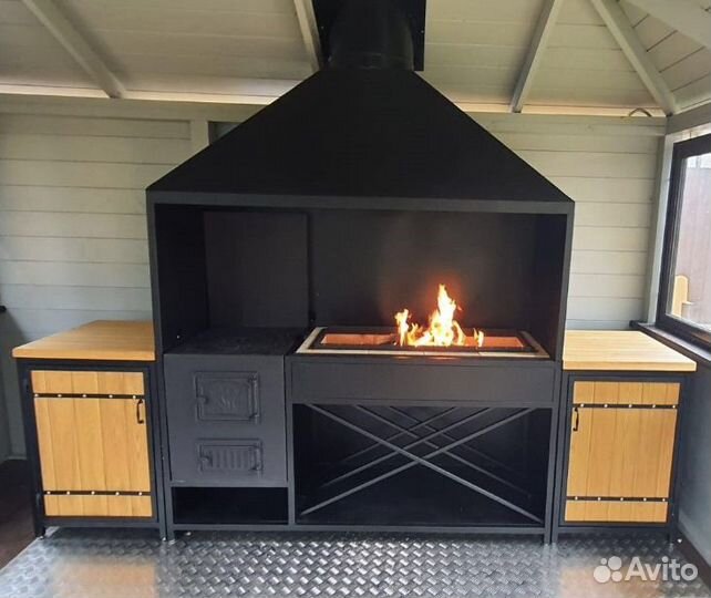 Модульная мангальная зона