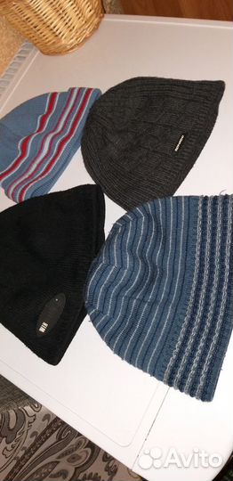 Шапка на мальчика 50 52 и варежки