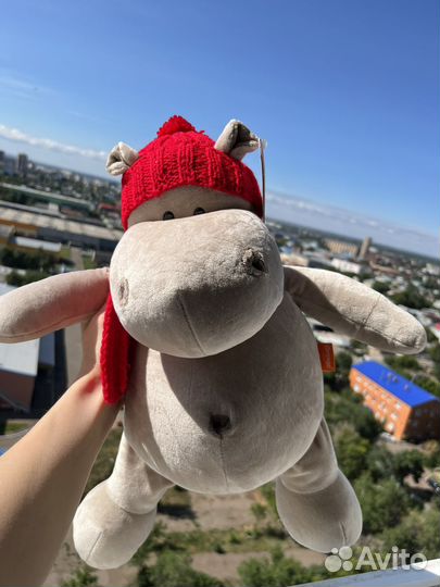 Игрушка бегемот, зайка