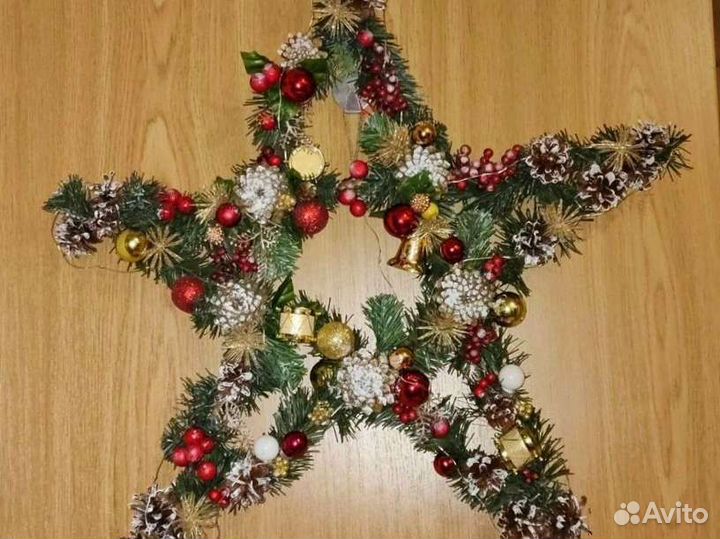 Новогодний венок декор для дома