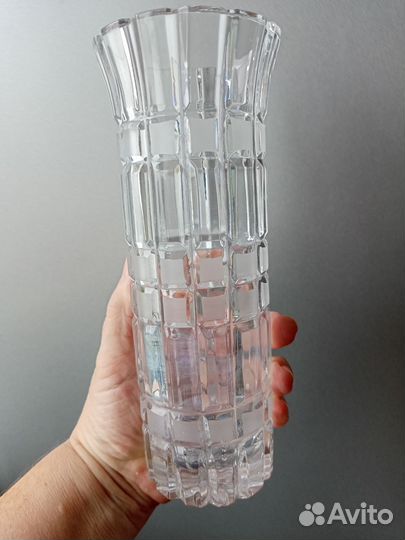 Ваза для цветов хрустальная СССР