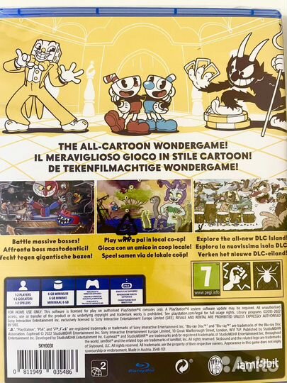 Видеоигра Cuphead для PlayStation 4 (Новая)