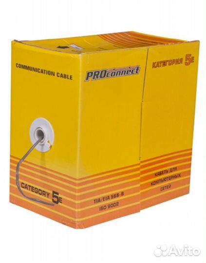 Витая пара UTP 2PR 24AWG CAT5e CCA