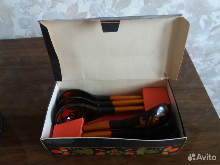 Набор деревянных ложек