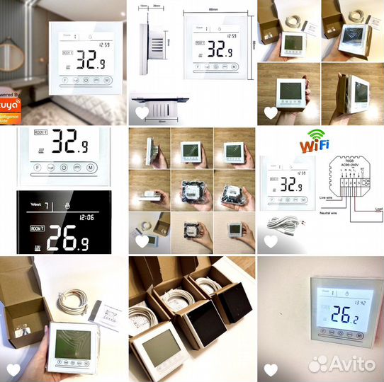 Умный терморегулятор для теплого пола WiFi