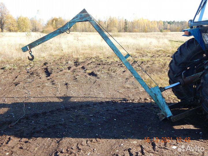 Кран для трактора