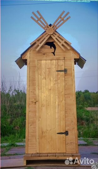 Дачный туалет с установкой