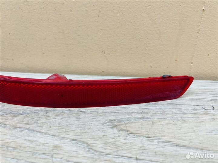 Катафот бампера задний левый Kia Rio 3 2015-2017