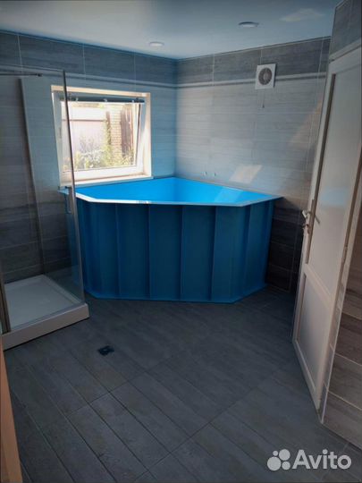 Купель из полипропилена квадратная с гарантией