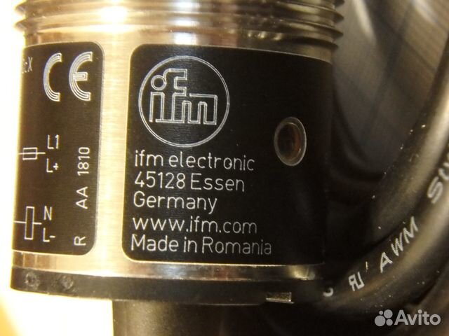 Датчик индуктивный ifm II001A IIA2015-aboa/6m/3d