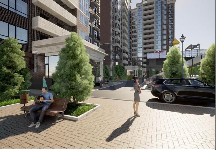 1-к. квартира, 44 м², 2/12 эт.