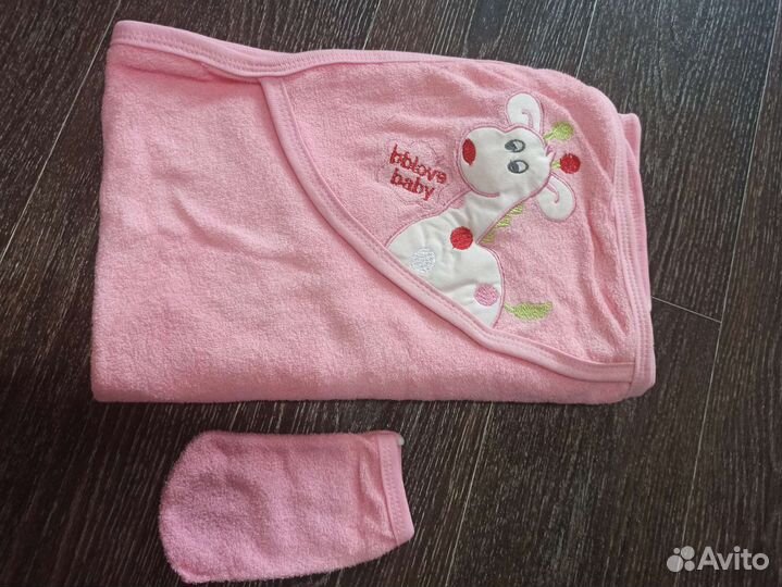 Полотенце конверт новое детское